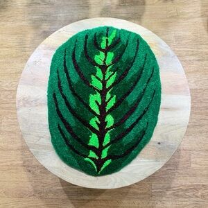 Hand Tufted Prayer Plant Rug